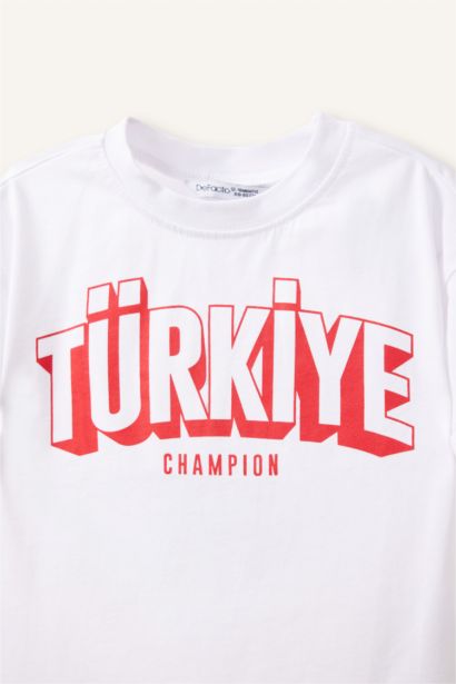Regular Fit Printed Short Sleeve T-Shirt