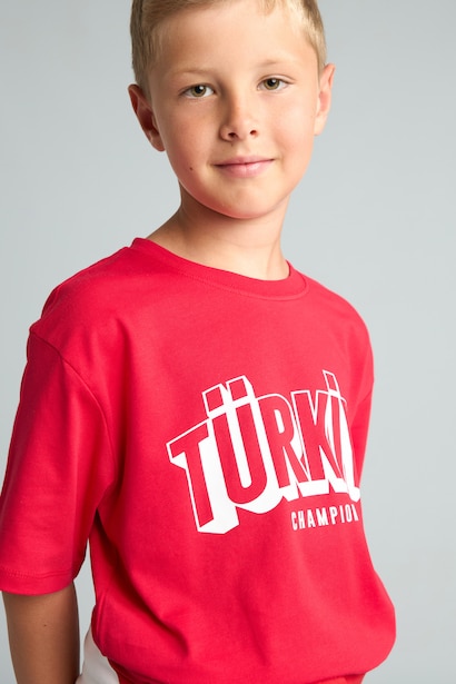 Regular Fit Türkiye Baskılı Kısa Kollu Tişört