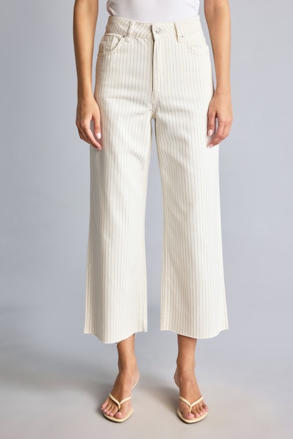 %100 Pamuk Culotte Gabardin Pantolon