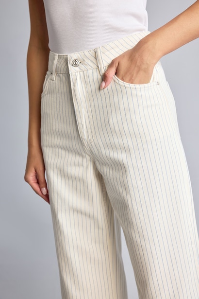 %100 Pamuk Culotte Gabardin Pantolon