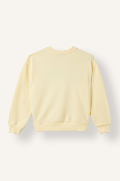 Relax Fit Ayıcıklı Sweatshirt Kız Çocuk