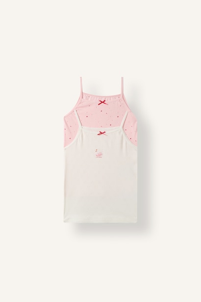 Girl 2 piece Regular Fit Animal Tank Top