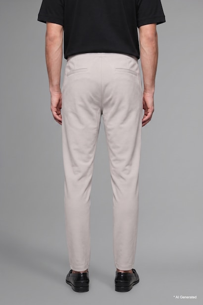 Regular Fit Bağcıklı Pantolon