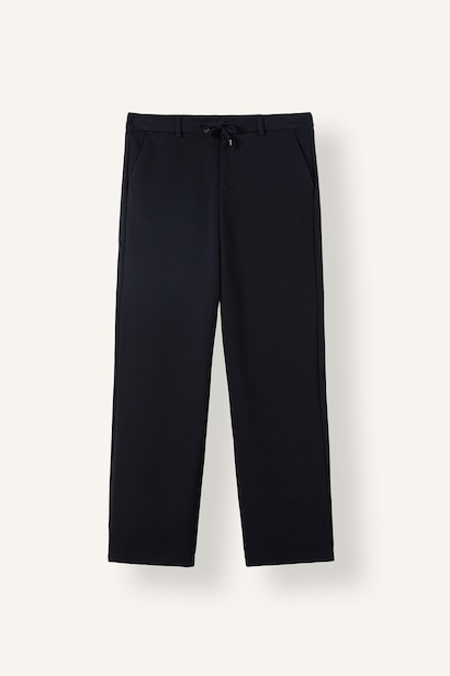 Regular Fit Bağcıklı Pantolon