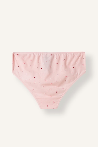 Baskılı Penye 3'Lü Slip Külot Kız Çocuk