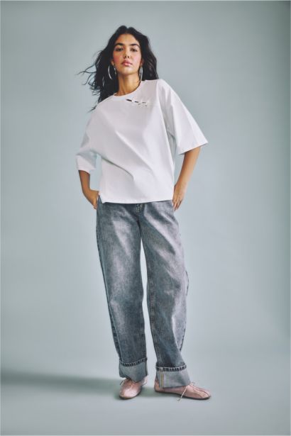 Loose Fit Kısa Kollu Tişört