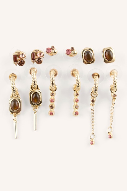 6 piece Earring