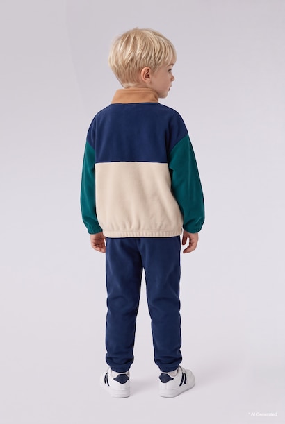 Man 2 piece Regular Fit High Neck Set