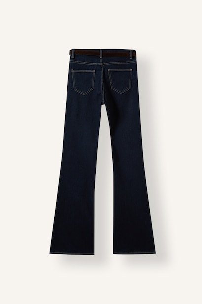 Normal Waist Flare Trousers