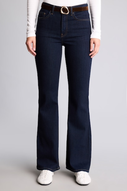 Normal Waist Flare Trousers