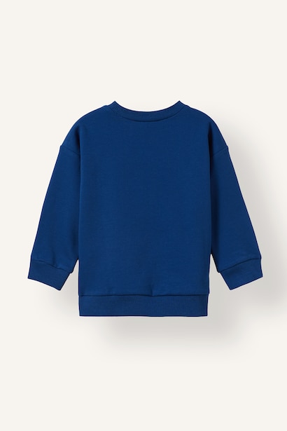 Ayı Baskılı Oversize Sweatshirt Erkek Bebek