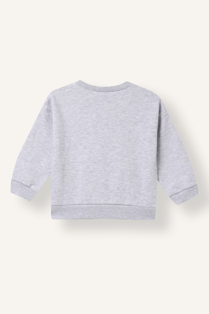 Oversize Baskılı Sweatshirt Erkek Bebek