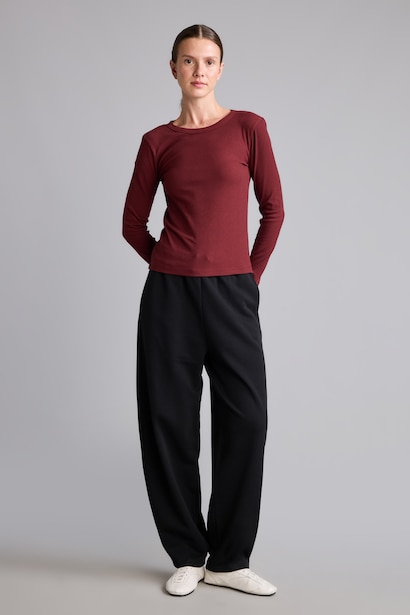 Slim Fit Camisole Long Sleeve T-Shirt
