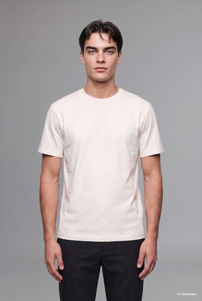 Regular Fit Bisiklet Yaka Basic Tişört