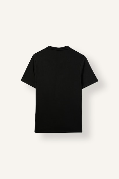 Regular Fit Düğmesiz Basic Polo Tişört
