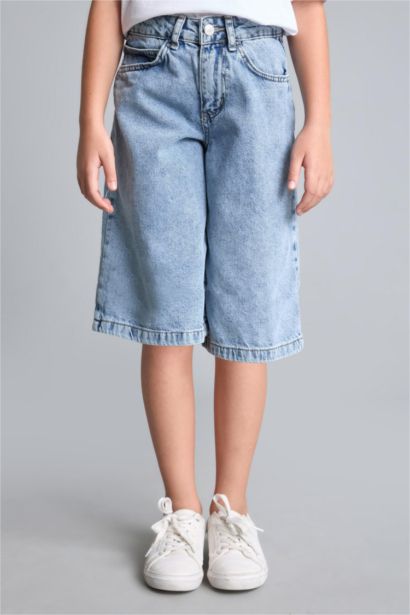 Girl 100% Cotton Denim Shorts