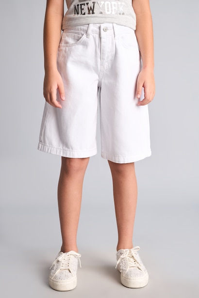 Girl Elastic Waist Shorts