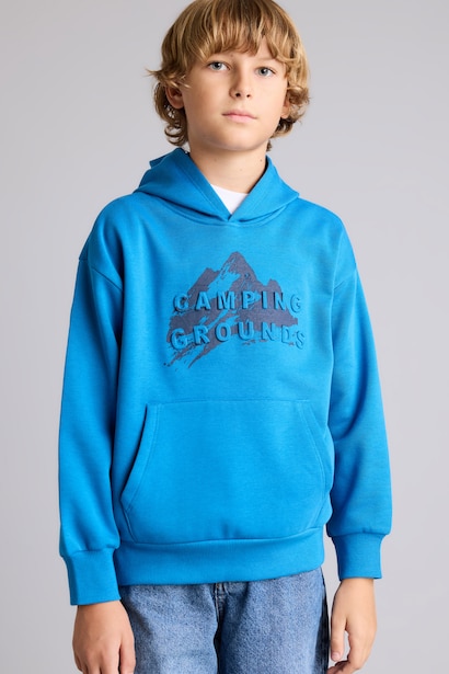 Oversize Fit Hooded Sweatshirt