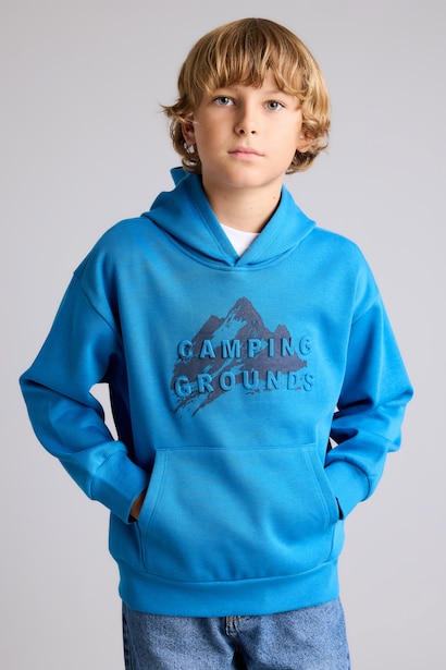 Oversize Fit Hooded Sweatshirt