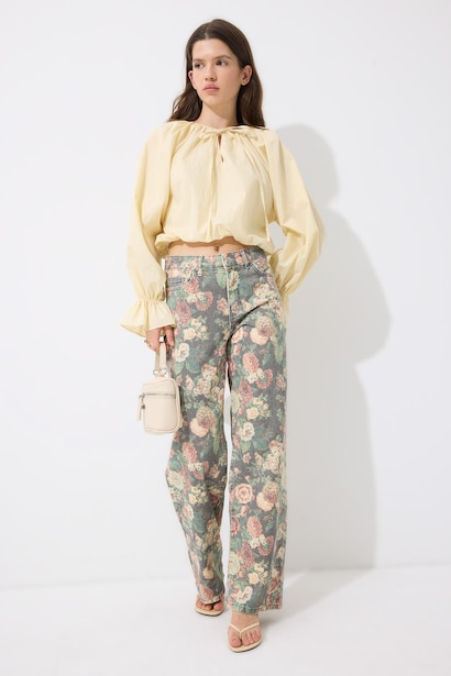 Normal Waist Straight Fit Trousers