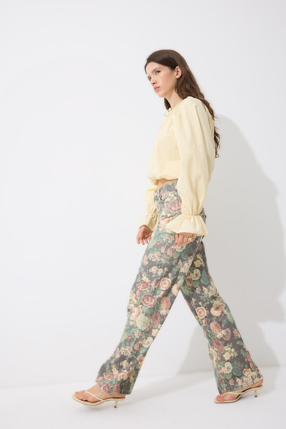 Normal Waist Straight Fit Trousers