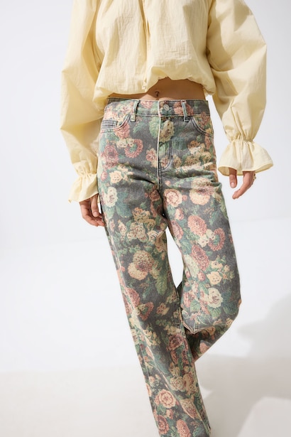 Normal Waist Straight Fit Trousers