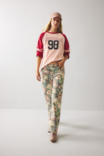 Normal Waist Straight Fit Trousers