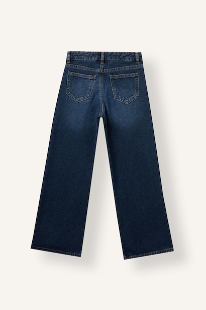 Relaxed Fit Jean Kız Çocuk