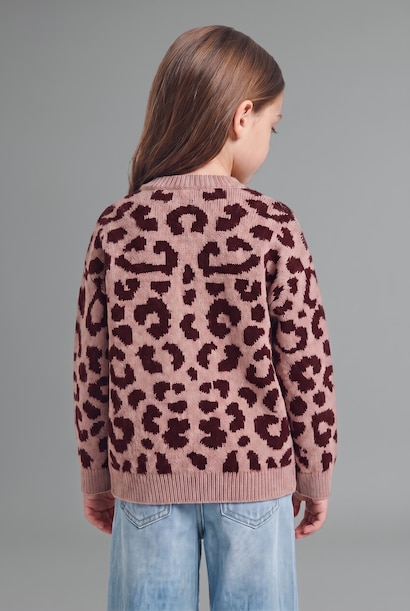 Regular Fit Crew Neck Cardigan