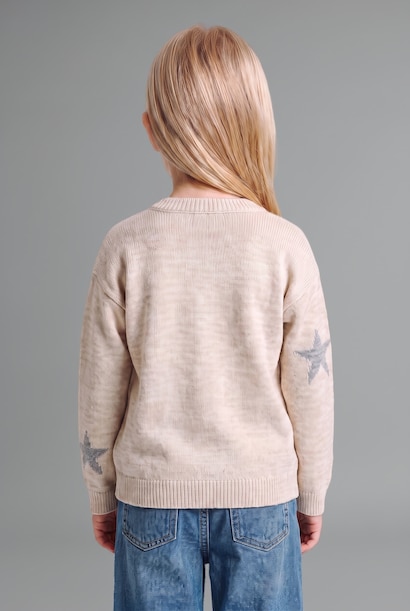 Regular Fit Crew Neck Cardigan