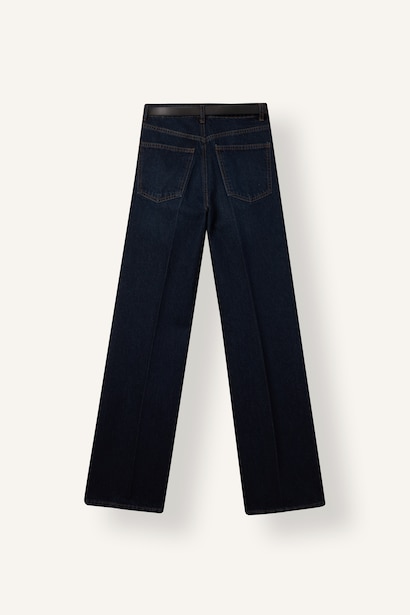 Straight Wide Yüksek Bel Jean