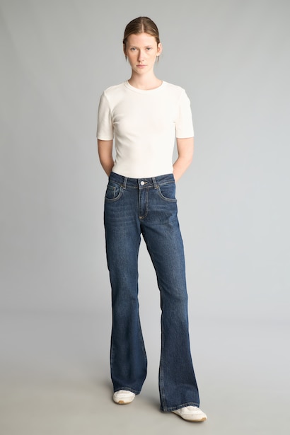 Bootcut Orta Bel Jean