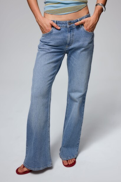 Bootcut Orta Bel Jean