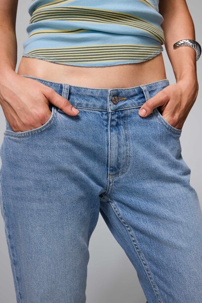 Bootcut Orta Bel Jean
