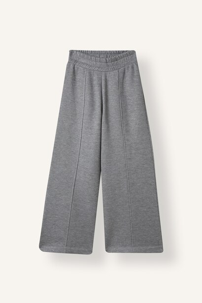 2'li Takım Baskılı Geniş Paça Kız Çocuk