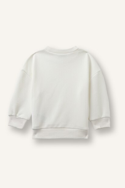 Baby Girl Crew Neck Thick Sweatshirt