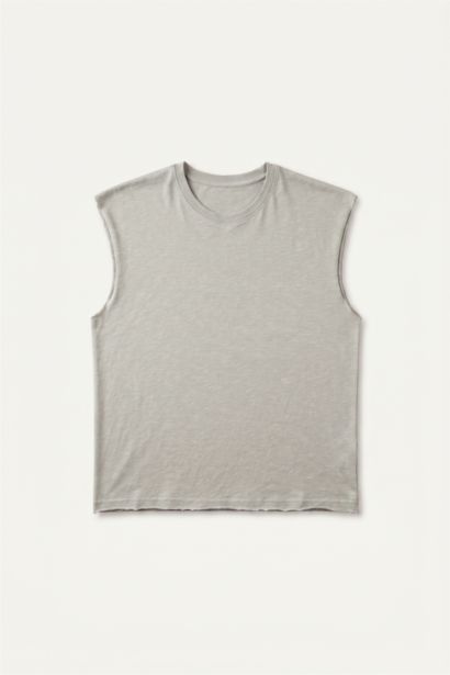Oversize Bisiklet Yaka Atlet