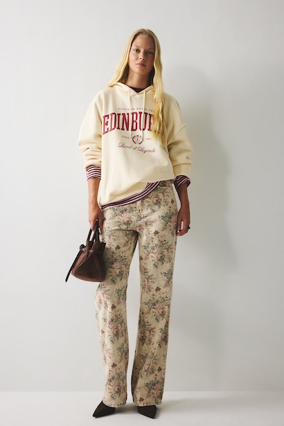 Normal Waist Straight Fit Trousers