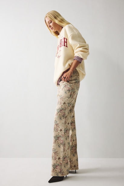 Normal Waist Straight Fit Trousers