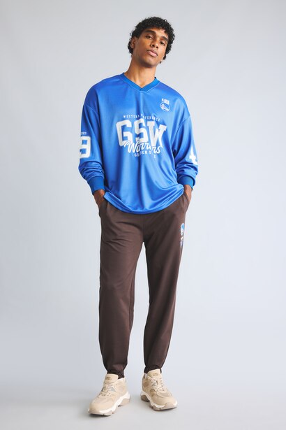 Oversize Fit Tulle Sweatshirt