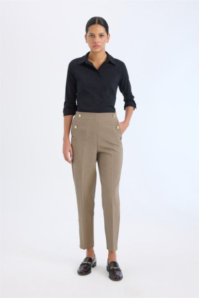 Chemise à manches longues en bengaline Coupe régulière