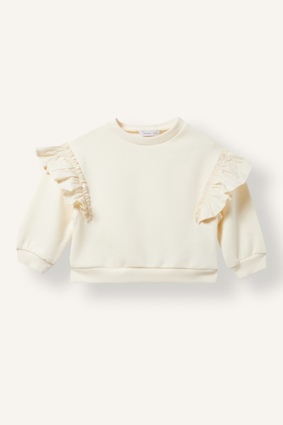 Woman Regular Fit Crew Neck Sweatshirt