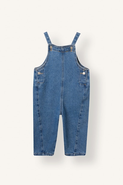 Askılı Jean Tulum Kız Bebek