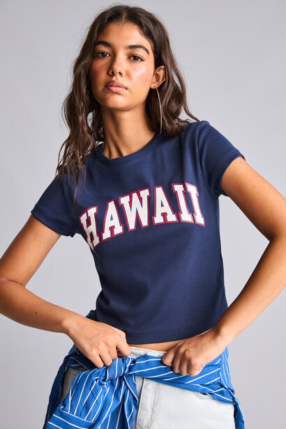 Slim Fit Ribana Short Sleeve T-Shirt