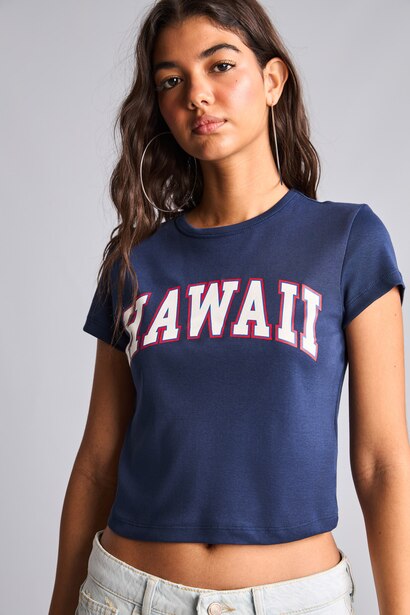 Slim Fit Ribana Short Sleeve T-Shirt