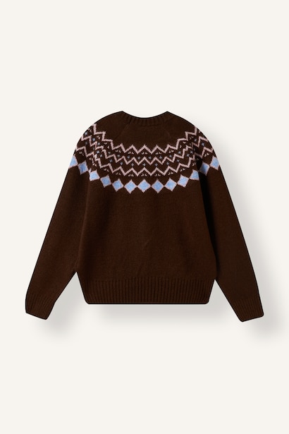 Girl Regular Fit Crew Neck Pullover