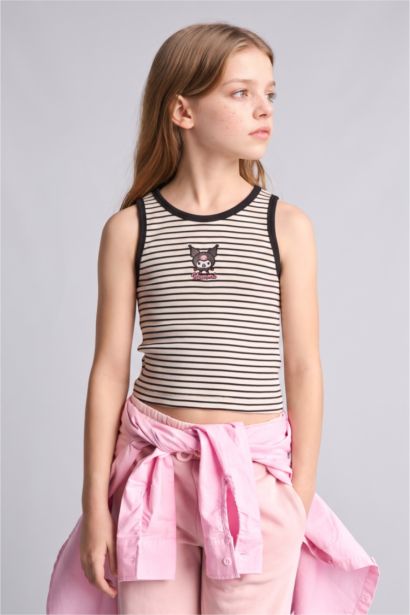 Girl Slim Fit Ribana Tank Top