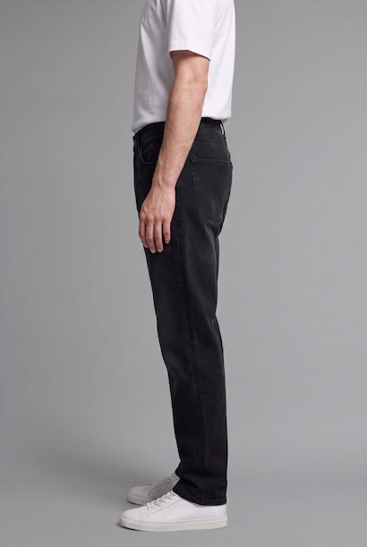 %100 Pamuk Baggy Fit Yıkamalı Jean Pantolon