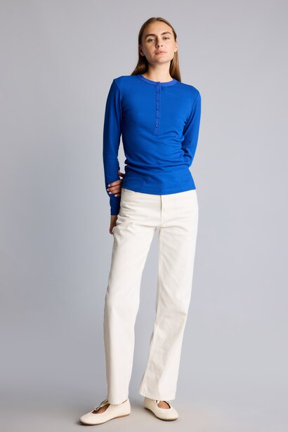 Slim Fit Camisole Long Sleeve T-Shirt