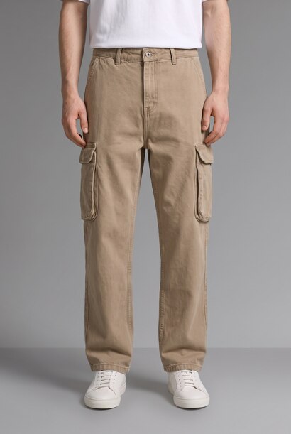 Super Baggy Fit Cargo Pocket Jeans